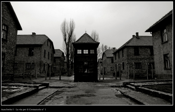 Auschwitz -  la via per il Crematorio n. 1