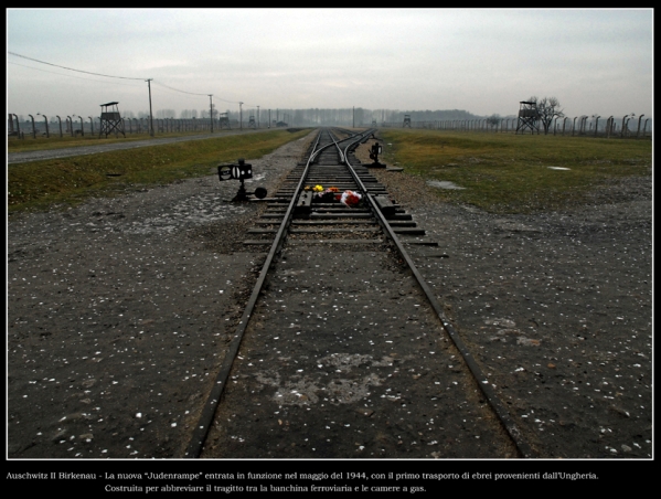 Auschwitz II Birkenau - La nuova "Judenrampe"